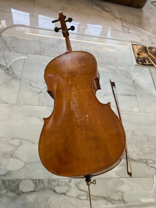 Other Antiques & Collectables LARGE CELLO 4/4 122CM NEEDS TO BE