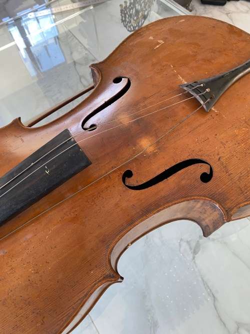 Other Antiques & Collectables LARGE CELLO 4/4 122CM NEEDS TO BE