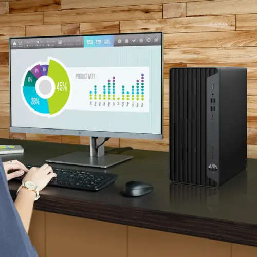 PC Desktops & AllinOnes HP ProDesk 600 G6 10th Gen PC + HP P22 FHD