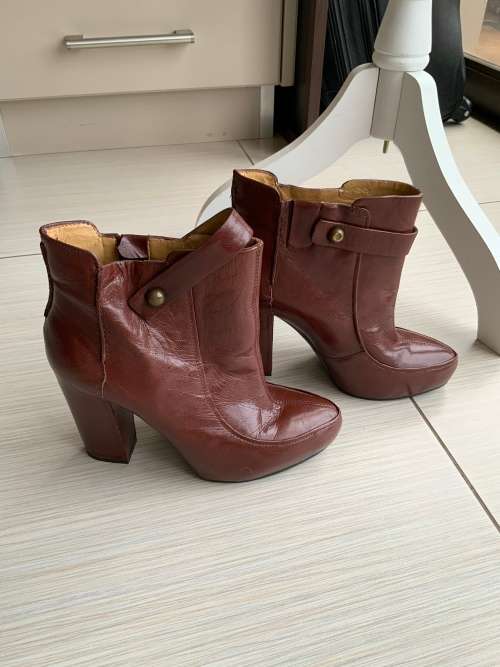 nine west persia leather boot