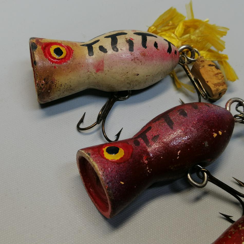 Lures & Baits Antique Wood Hand Painted Fishing Lure