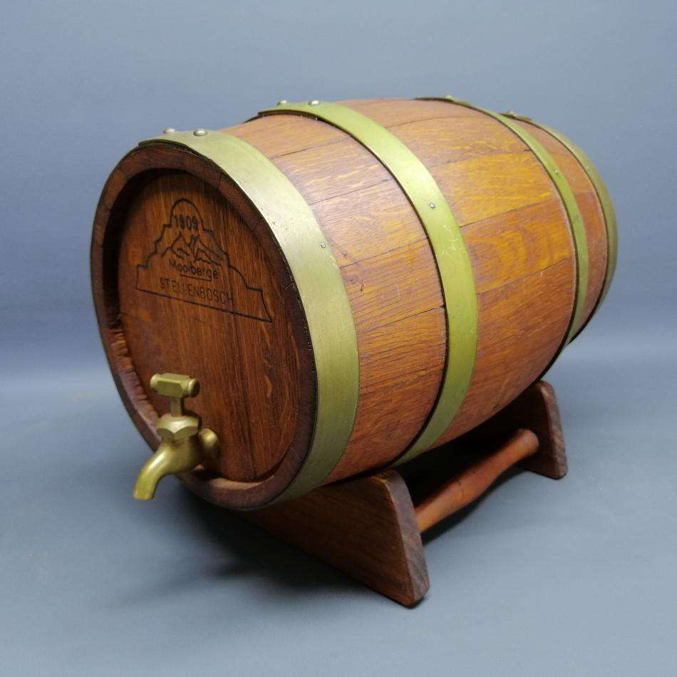 Casks, Barrels and Vats Original Solid Wood and Brass Stellenbosch