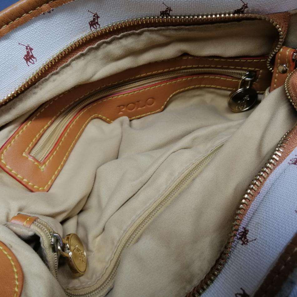 vintage polo sport shoulder bag