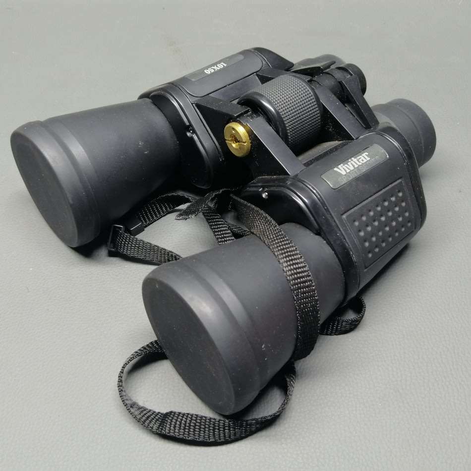 Binoculars Original Vivitar 10x50 Chrystal Clear Optics Binoculars