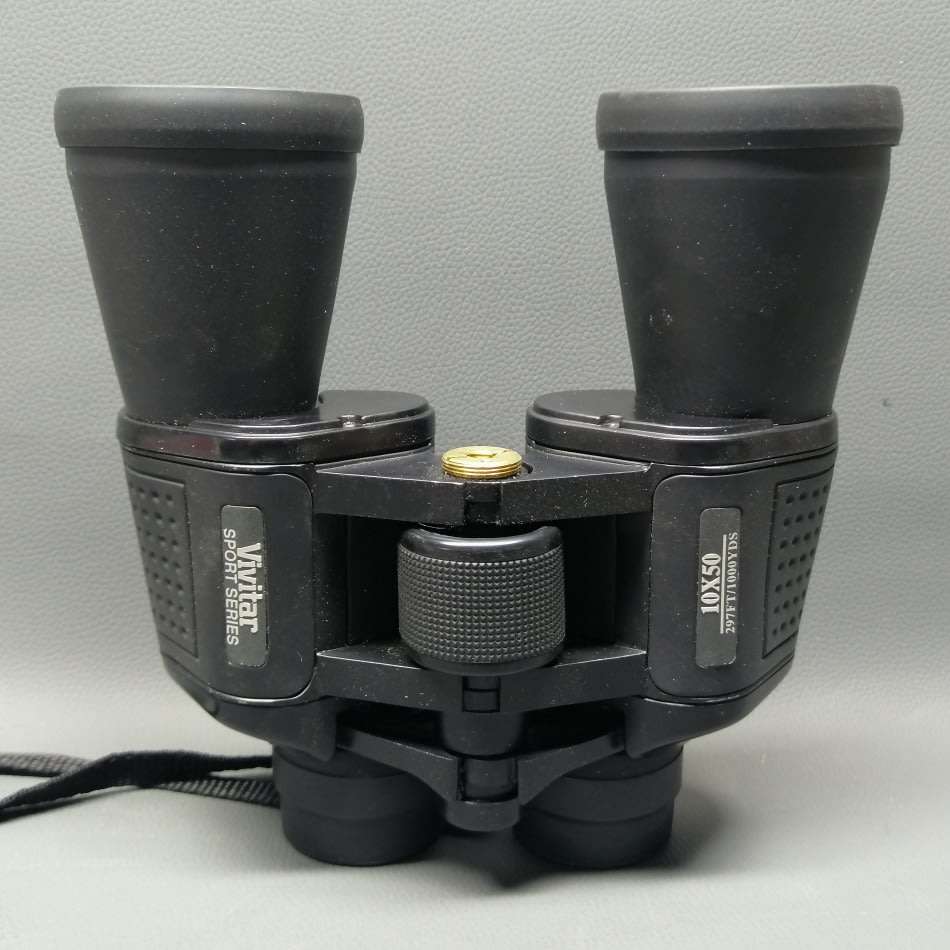 Binoculars Original Vivitar 10x50 Chrystal Clear Optics Binoculars