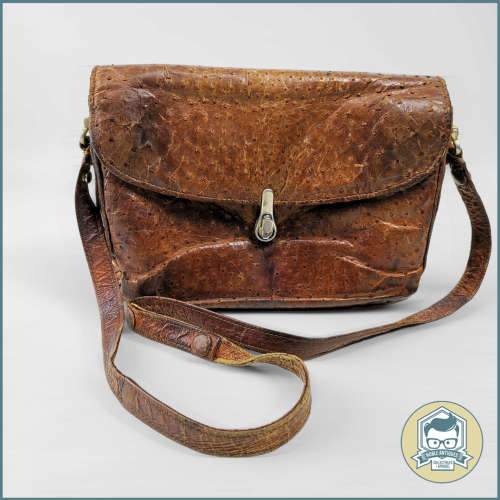 Handbags & Bags Vintage Genuine Ostrich Leather Ladies Handbag!!! was