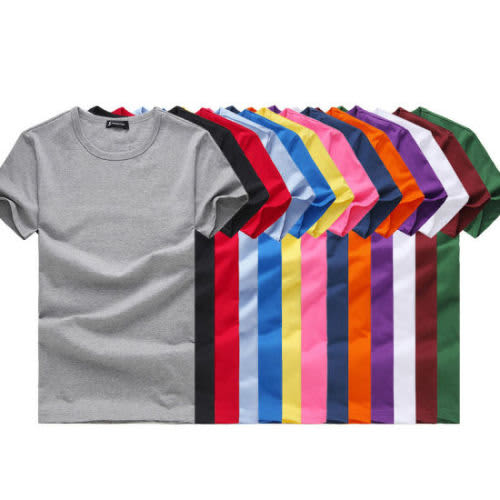 T-shirts & Tops - Bulk Plain T-Shirts in Various Colors and Different ...