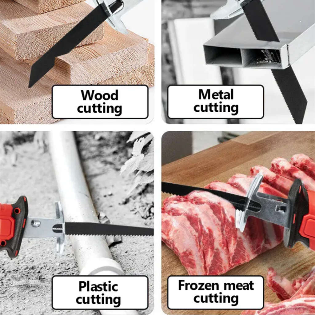 Chainsaws Portable Electric Cordless Woodworking Saw Reciprocating