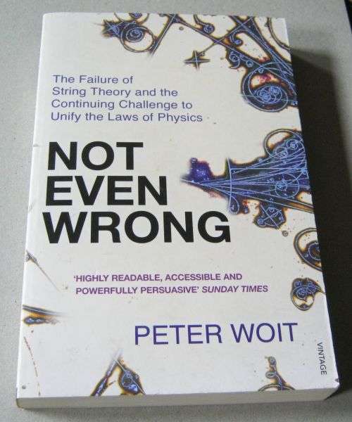 not even wrong book not even wrong book