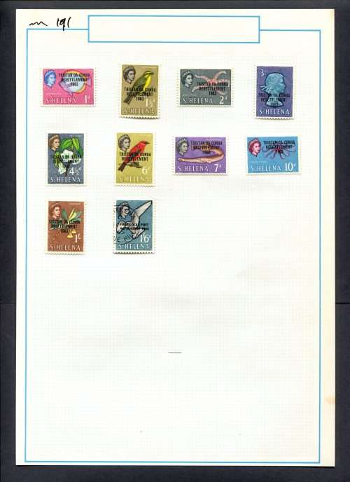 Prophila Collection – 10 Verschiedene Briefmarken Von Tristan Da Cunha Für Sammler