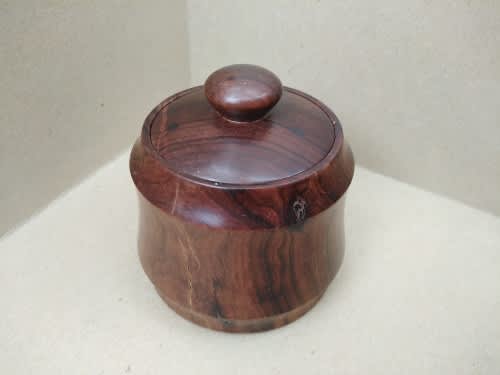 Baskets & Boxes - Vintage! Hand Made - Round Turned Wooden - Trinket ...