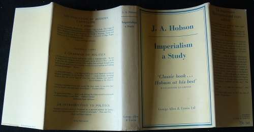 Dust Jackets Imperialism, A Study. Hobson, J. A. for