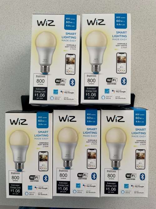 Smart Bulbs & Lights 5 Pack Wiz smart bulb 120Vac for USA PLEASE