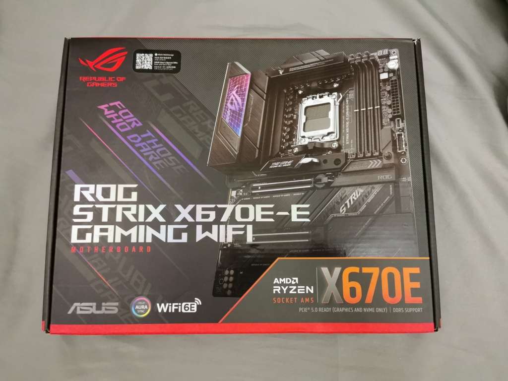 Motherboards ASUS ROG Strix X670EE Gaming WiFi 6E Socket AM5, LGA
