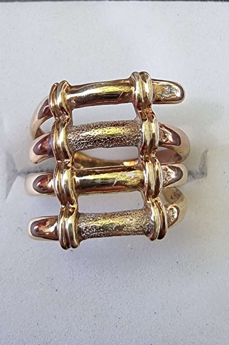 Rings Beautiful `EVENING DRESS RING` Set in 9CT Yellow Gold