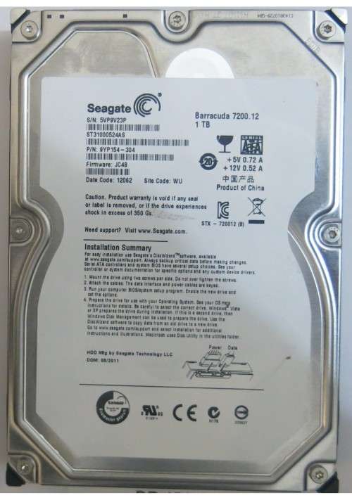 Internal Drives - Seagate Barracuda 1TB Desktop Hard Drive 1000GB HDD ...