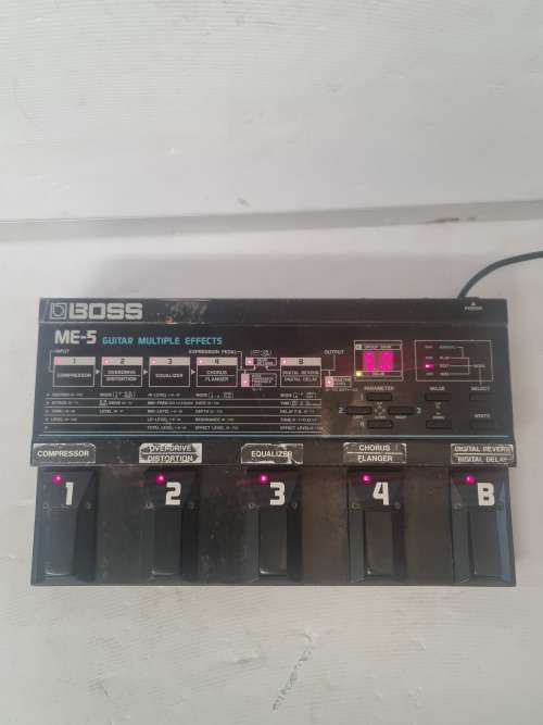 Signal Processors Boss ME5 Guitar Multi Effects Pedal was listed for