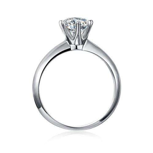 Rings - Solitaire Tiffany 1.00ct Moissanite D/VVS1 Engagement Ring Set ...