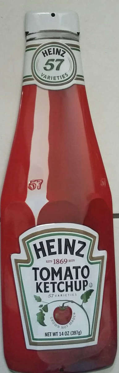 Signs - Heinz ketchup embossed bottle metal sign. was listed for R550 ...