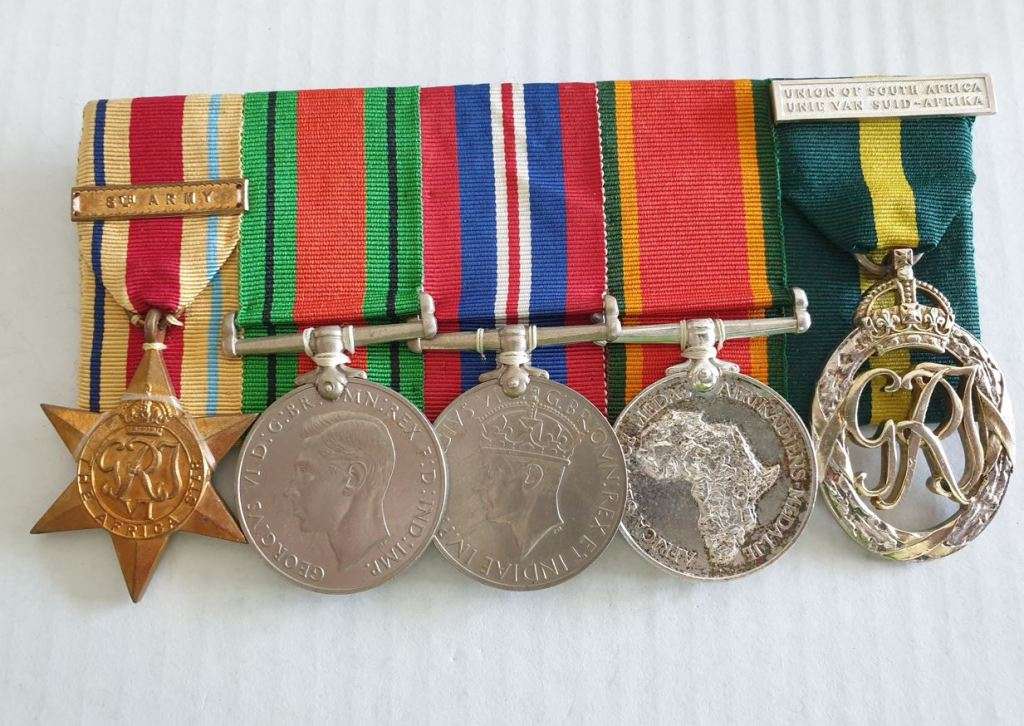 World War 2 - SADF - WW2 Medal Group - Capt. W.J.H Thomas was sold for ...