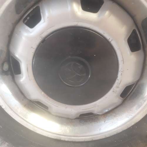 Hub Caps Toyota Tazz wheel caps was sold for R199.00 on 23 Mar at 16