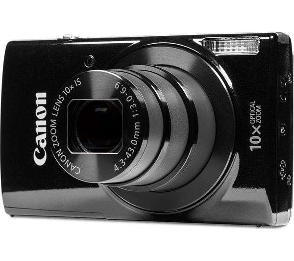 Compact Point & Shoot Canon IXUS 190 [Black] 20MP Digital Compact