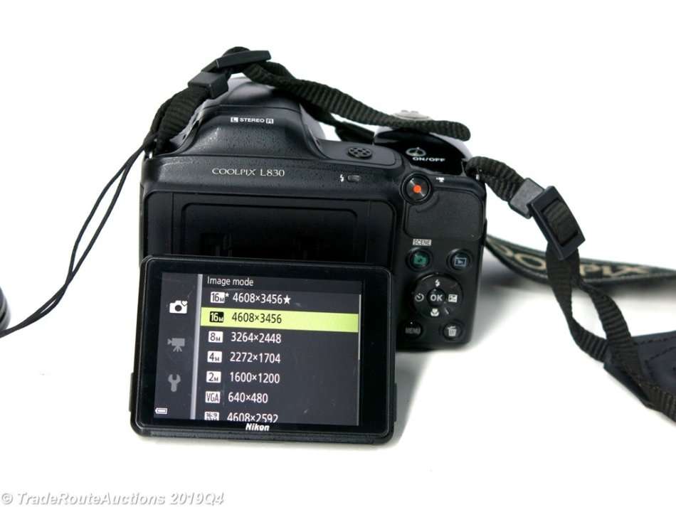 Compact Point & Shoot Nikon COOLPIX L830 16 MP CMOS Digital Camera
