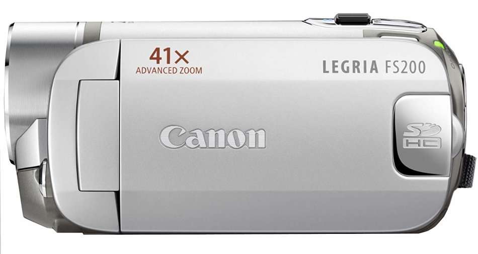 canon legria fs200 camcorder 41x optical zoom 2000x digital zoom handycam camcorder