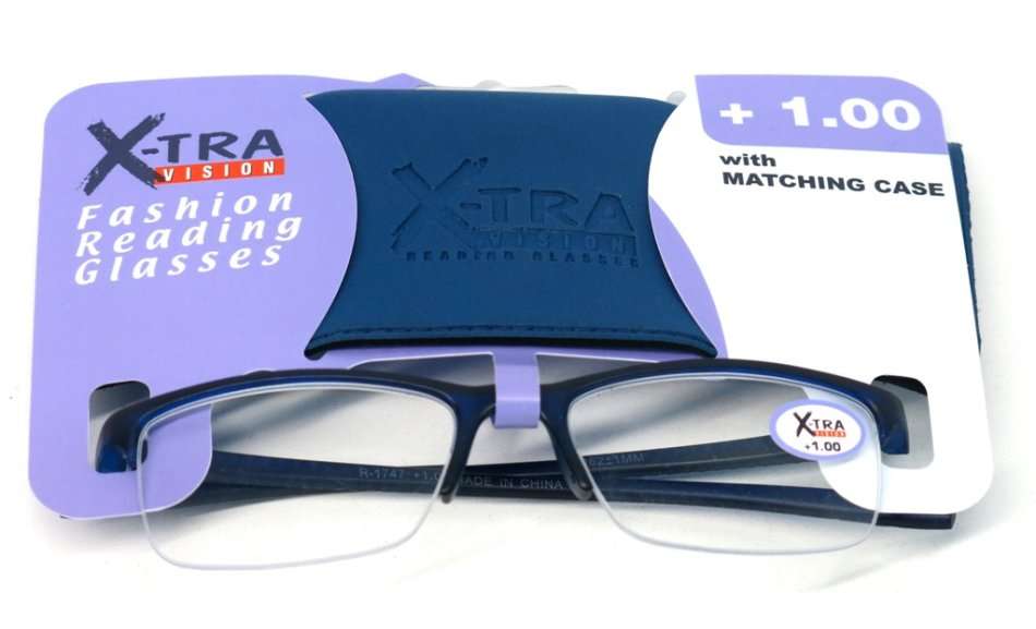 Sunglasses XTRA VISION Fashion Reading Glasses with matching case