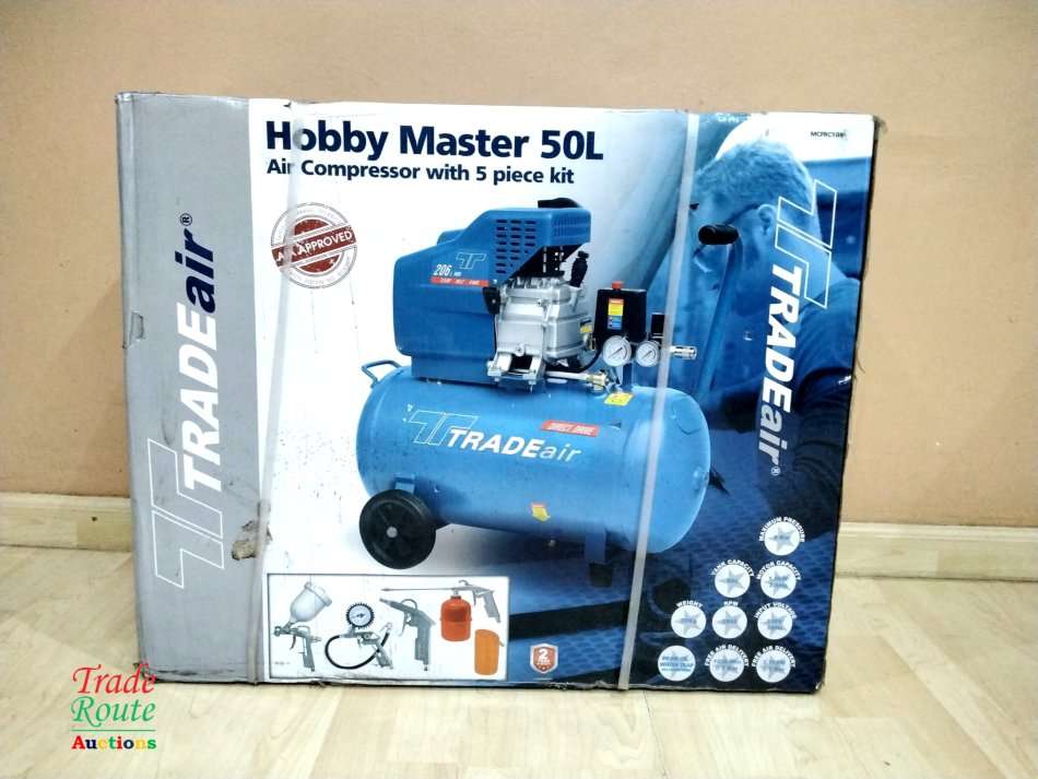 Compressors Tradeair 2Hp Direct Drive Compressor 50L With 5 Piece