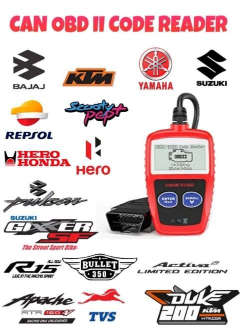 Scanners OBDII Car Fault Detector Code Reader OBD Scanner Diagnostic