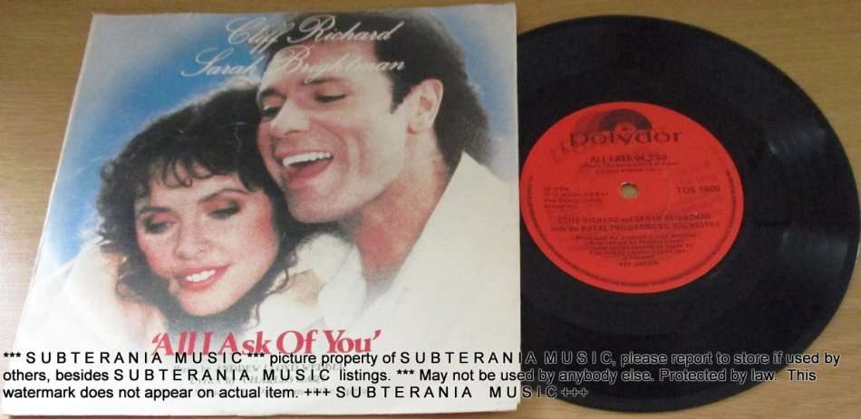All I Ask Of You Sarah Brightman And Cliff Richard