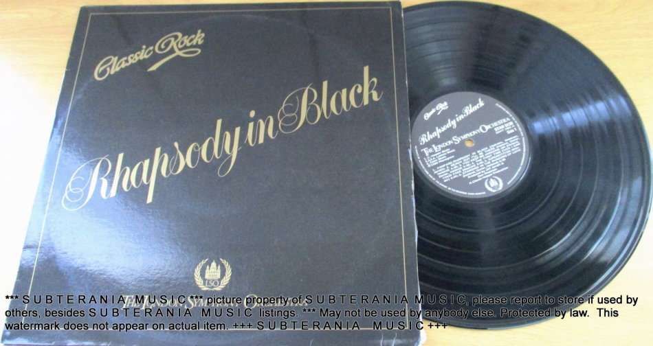 Classical Classic Rock Rhapsody In Black Vinyl Record Was Listed For R3000 On 30 May At 1831 4403