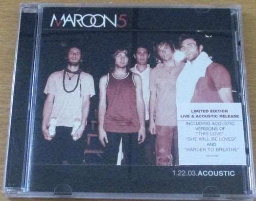 Pop - MAROON 5 1.22.03 Acoustic CD [Shelf G Box 9] for sale in