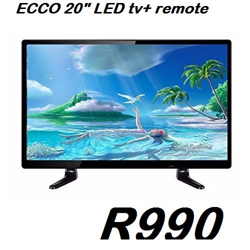 snijden Station Regeringsverordening Televisions - ECCO 20` LED Monitor HD LED LH20: 16:9 format Resolution  1440x900 HDMI, PC AUDIO, VGA, AV L/R AU was sold for R990.00 on 12 Jun at  11:31 by ttechsmart in Pretoria / Tshwane (ID:514259520)