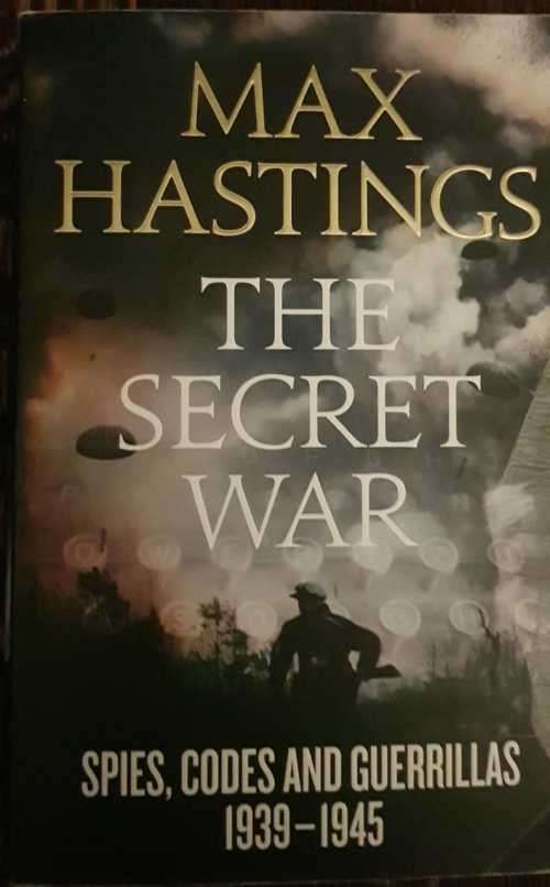 Books - The Secret War First Edition by Max Hastings was listed for ...