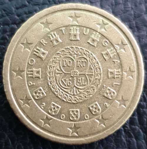 Europe COLLECTIBLE EURO COINS 2002 PORTUGAL 50 Euro cents R1 NO