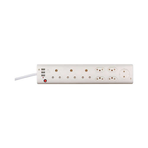 Other Electronics - 8-Port Multiplug with 3x USB Charging Ports - PWR ...