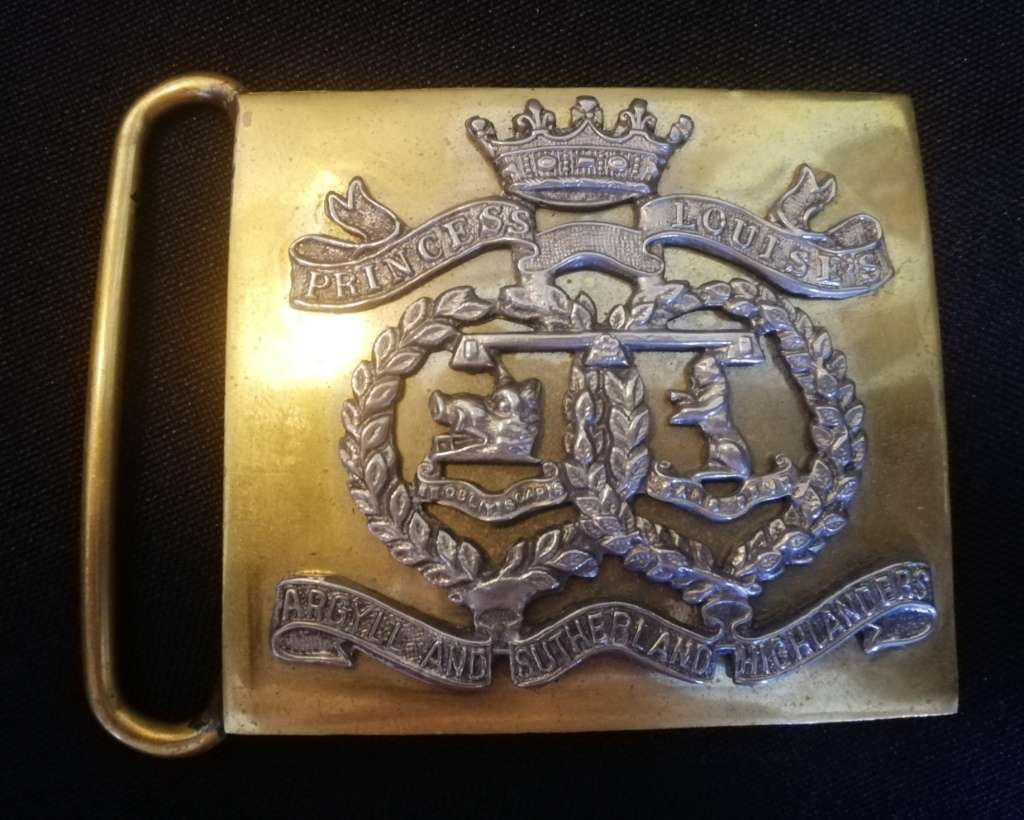 International Badges & Insignia - WW1 era Argyll & Sutherland ...