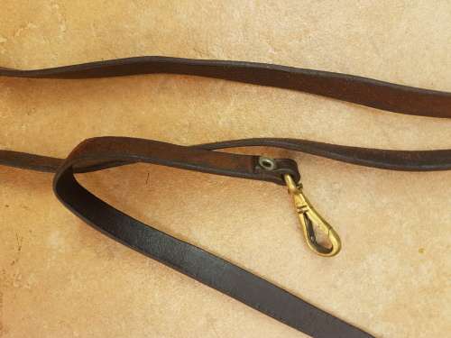 Kit - old school SAP leather `whistle` cord/ lanyard (worn on right ...