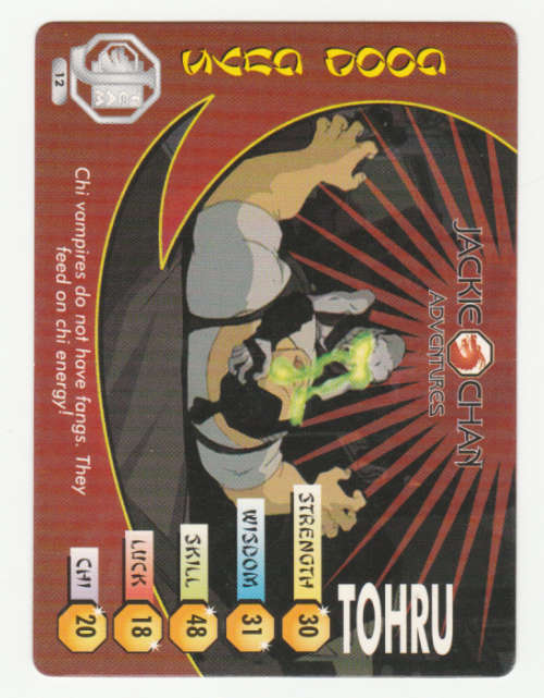 Trading Cards Jackie Chan Adventures The J Team Card 12 Tohru Regular Card For Sale In Cape Town Id