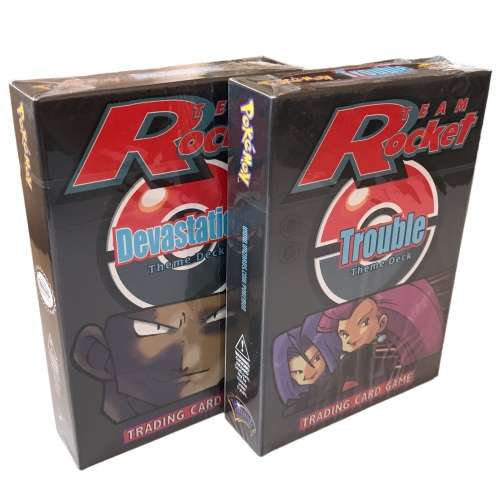 Trading Cards Pokemon TCG Team Rocket Trouble & Devastation Theme