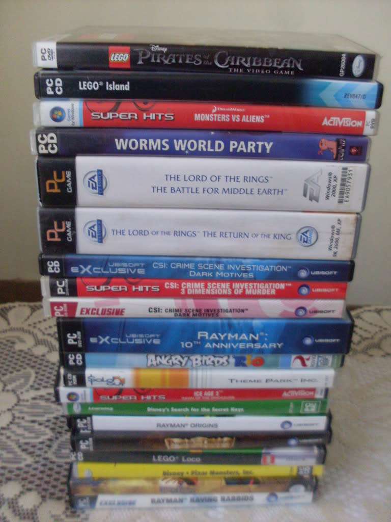 Games SOME GREAT POPULAR ORIGINAL PC GAMES...CSI...LORD OF THE RINGS