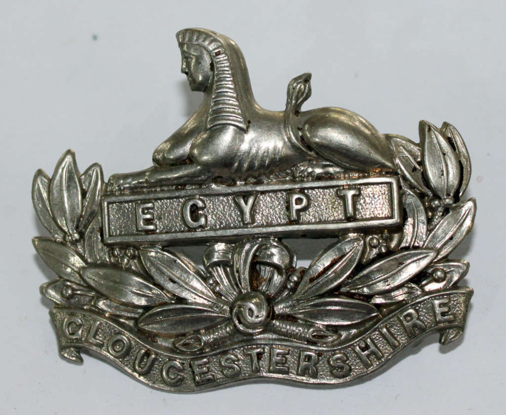 International Badges & Insignia Gloucester Regiment Cap badge for