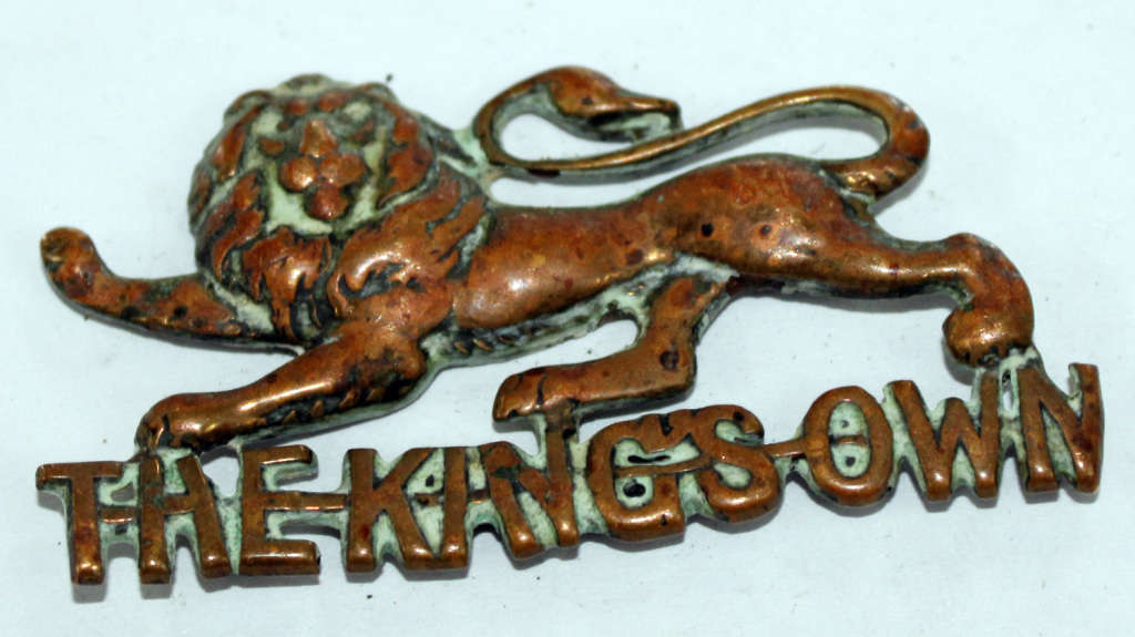 International Badges & Insignia King`s Own Royal Regiment cap badge