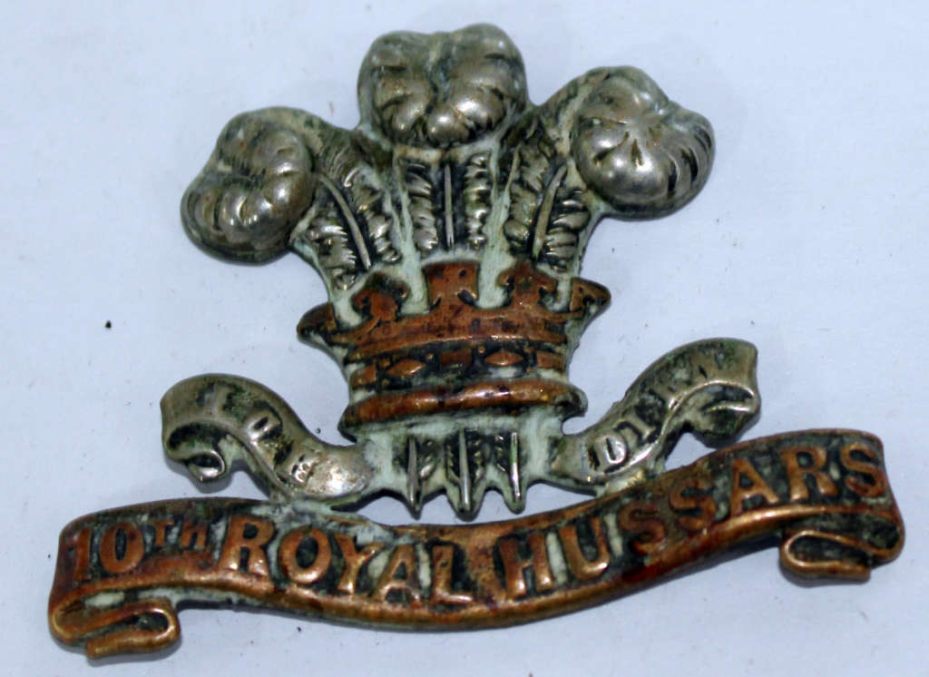 International Badges & Insignia 10th Royal Hussars cap badge (No pins