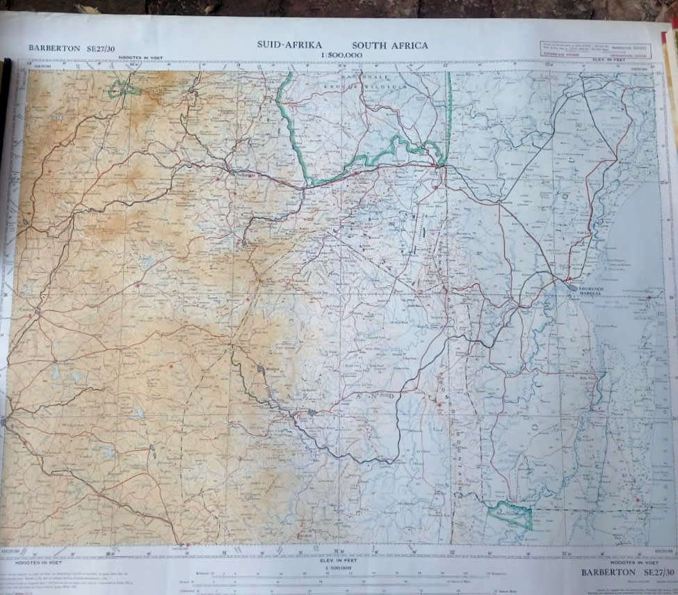 General Fiction - Map: BARBERTON : sheet SE24/30 for sale in ...