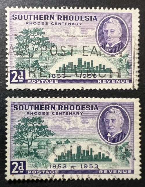 Zimbabwe, Rhodesia & Nyasaland - SOUTHERN RHODESIA - PRINT SHIFT was ...