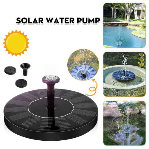 Outdoor Fountains Solar Powered Water Fountain Floating Solar Bird