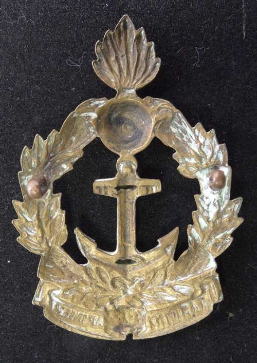 South African Navy - VERY RARE SOUTH AFRICA MARINE CORPS BI METAL CAP ...